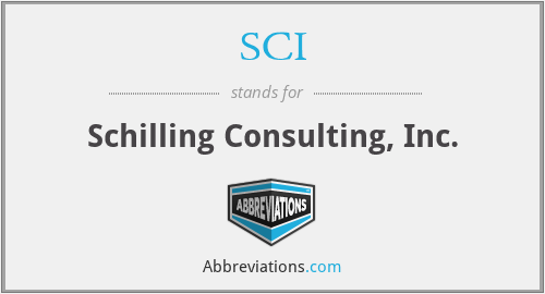 SCI - Schilling Consulting, Inc.