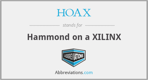 HOAX - Hammond on a XILINX