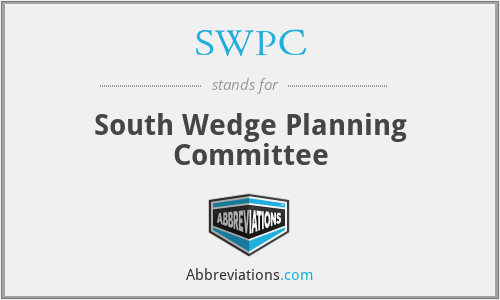 SWPC - South Wedge Planning Committee