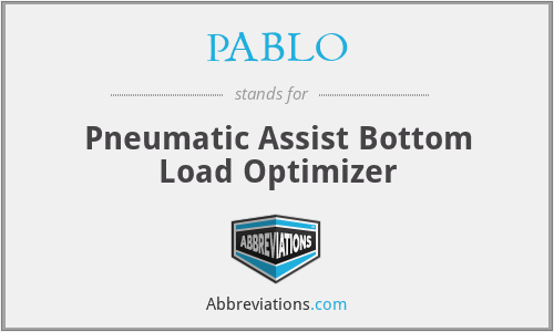 PABLO - Pneumatic Assist Bottom Load Optimizer