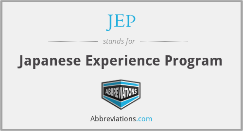JEP - Japanese Experience Program