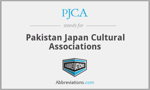 PJCA - Pakistan Japan Cultural Associations