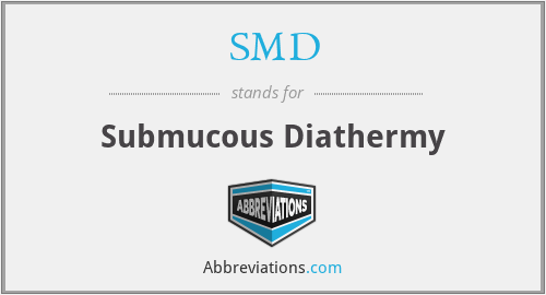 SMD - Submucous Diathermy