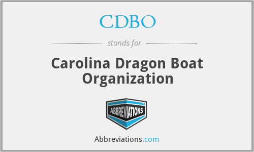 CDBO - Carolina Dragon Boat Organization