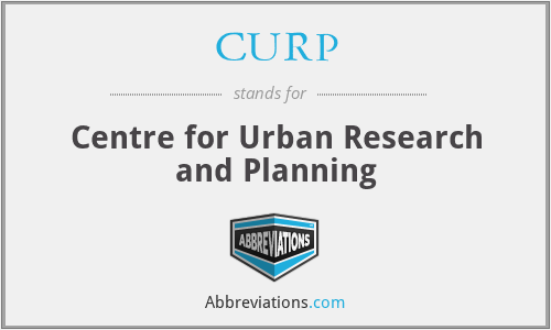 CURP - Centre for Urban Research and Planning