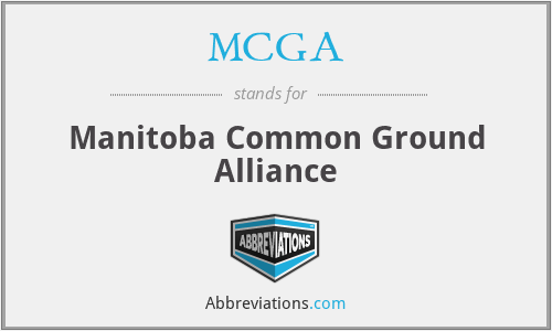 MCGA - Manitoba Common Ground Alliance