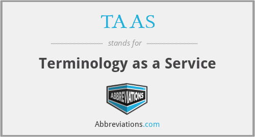 TAAS - Terminology as a Service