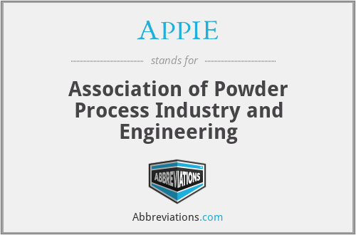 APPIE - Association of Powder Process Industry and Engineering
