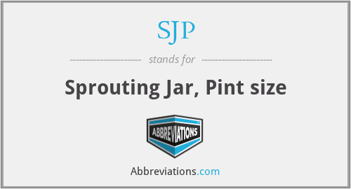 SJP - Sprouting Jar, Pint size