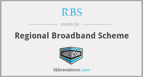 RBS - Regional Broadband Scheme