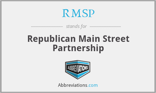 RMSP - Republican Main Street Partnership