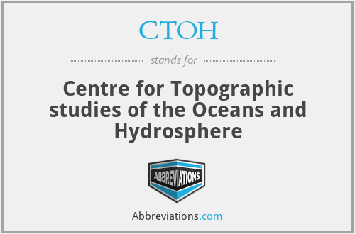 CTOH - Centre for Topographic studies of the Oceans and Hydrosphere