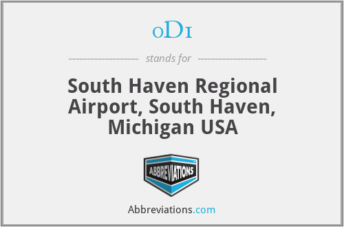 0D1 - South Haven Regional Airport, South Haven, Michigan USA