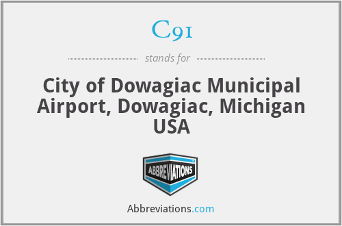 C91 - City of Dowagiac Municipal Airport, Dowagiac, Michigan USA