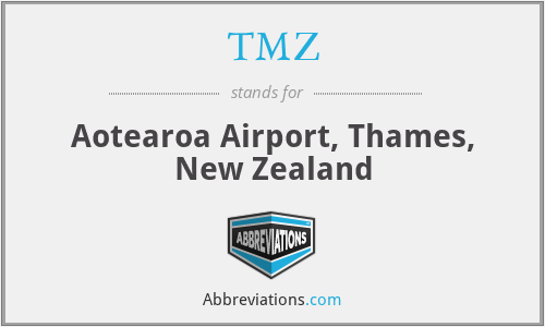 TMZ - Aotearoa Airport, Thames, New Zealand