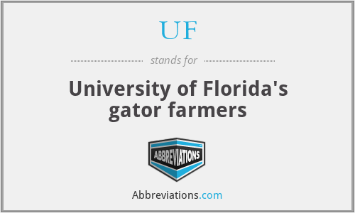 UF - University of Florida's gator farmers