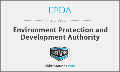 EPDA - Environment Protection and Development Authority