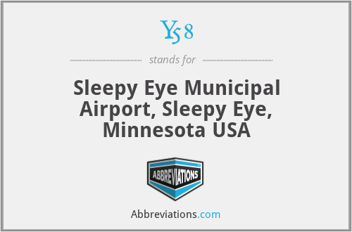 Y58 - Sleepy Eye Municipal Airport, Sleepy Eye, Minnesota USA