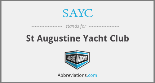 SAYC - St Augustine Yacht Club