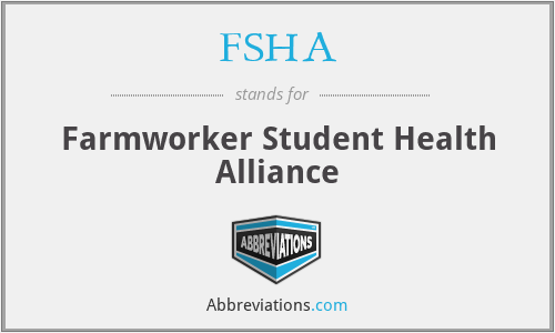 FSHA - Farmworker Student Health Alliance