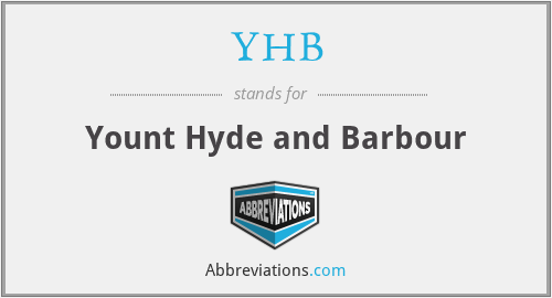 YHB - Yount Hyde and Barbour