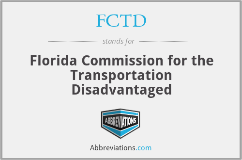 FCTD - Florida Commission for the Transportation Disadvantaged