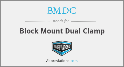 BMDC - Block Mount Dual Clamp