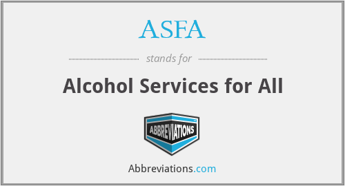 ASFA - Alcohol Services for All