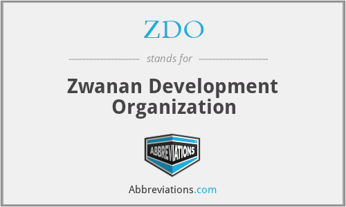 ZDO - Zwanan Development Organization