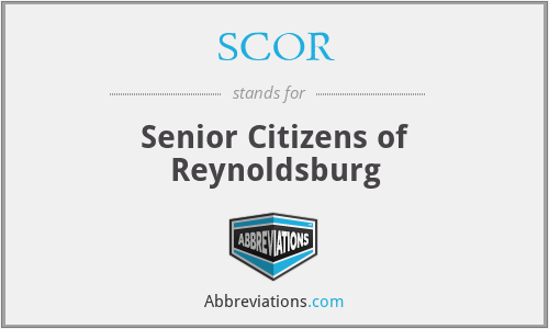SCOR - Senior Citizens of Reynoldsburg