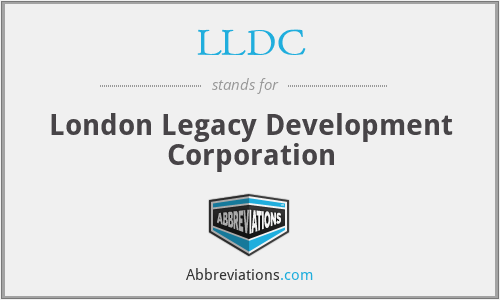 LLDC - London Legacy Development Corporation