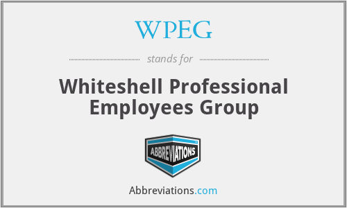 WPEG - Whiteshell Professional Employees Group