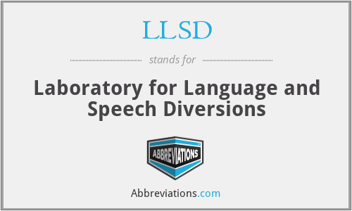LLSD - Laboratory for Language and Speech Diversions