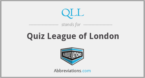 QLL - Quiz League of London