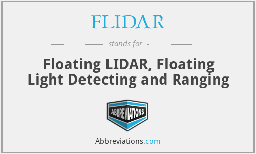 FLIDAR - Floating LIDAR, Floating Light Detecting and Ranging