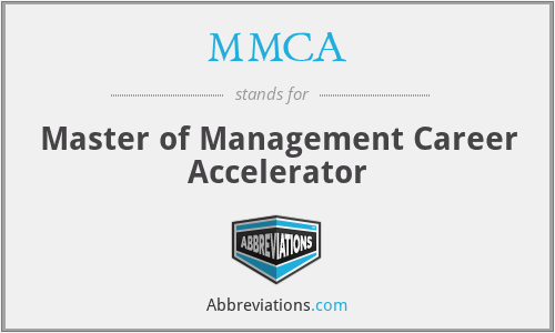 MMCA - Master of Management Career Accelerator
