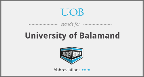 UOB - University of Balamand