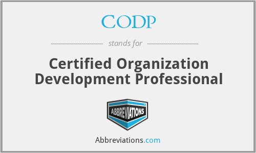 CODP - Certified Organization Development Professional
