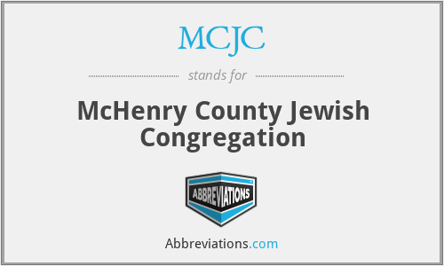 MCJC - McHenry County Jewish Congregation