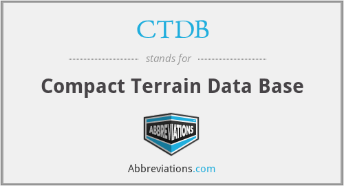 CTDB - Compact Terrain Data Base