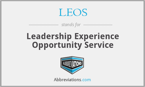 LEOS - Leadership Experience Opportunity Service