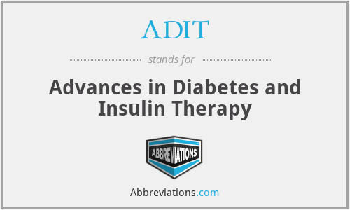 ADIT - Advances in Diabetes and Insulin Therapy