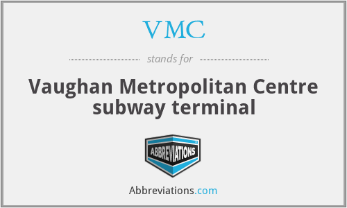 VMC - Vaughan Metropolitan Centre subway terminal