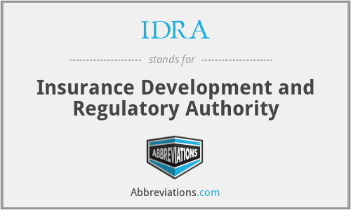 IDRA - Insurance Development and Regulatory Authority