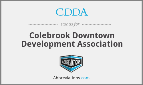CDDA - Colebrook Downtown Development Association