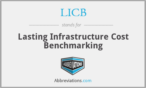 LICB - Lasting Infrastructure Cost Benchmarking