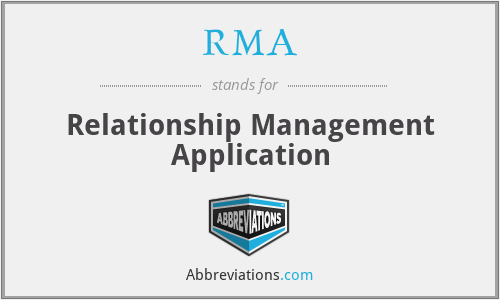 RMA - Relationship Management Application