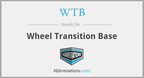 WTB - Wheel Transition Base
