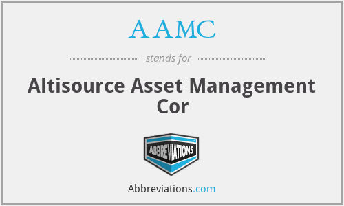 AAMC - Altisource Asset Management Cor