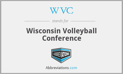 WVC - Wisconsin Volleyball Conference